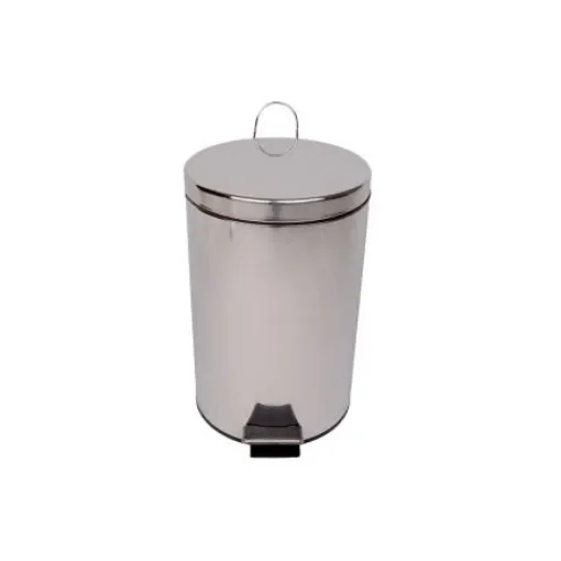 Robert Scott 12L Stainless Steel Pedal Bin 12L Steel Pedal Steel Waste Bin - 101713 product image