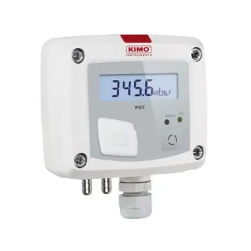 KIMO PST-12 Series Pressure Sensor, -1000Pa Min, 1000Pa Max, RCR Relay Output, Differential Reading product image