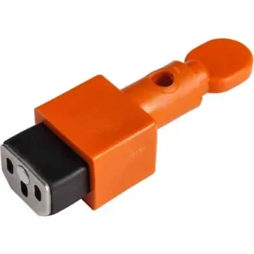 Brady Black, Orange 1-Lock Nylon Electrical Plug Lockouts, 6.5mm Shackle - 148081 product image