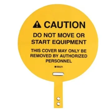 Brady Self-Adhesive Fork Lift Hazard Hazard Warning Sign (English) - 151874 product image