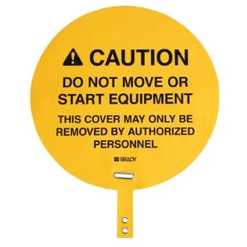 Brady Self-Adhesive Fork Lift Hazard Hazard Warning Sign (English) - 151875 product image