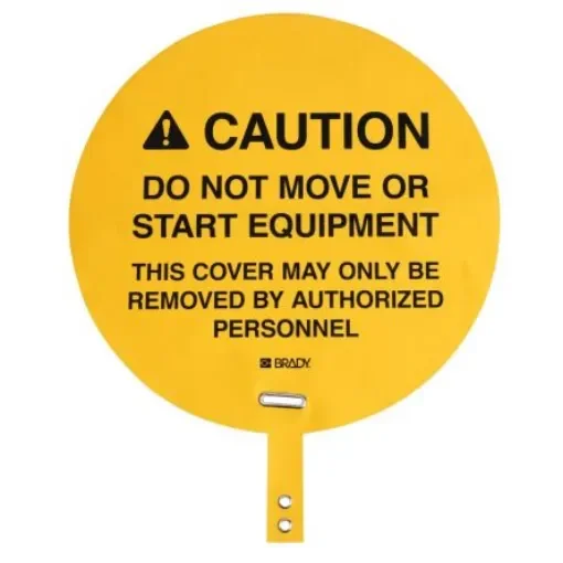 Brady Self-Adhesive Fork Lift Hazard Hazard Warning Sign (English) - 151875 product image