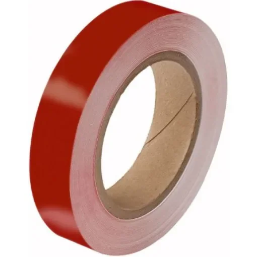 Brady Red Polyester Pipe Marking Tape, Dim. W 25mm x L 33m - 275202 product image
