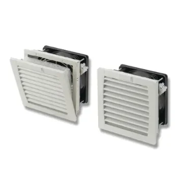 nVent SCHROFF EF Series Filter Fan, 230 V ac, ac Operation, 44m³/h Filtered, 61m³/h Unimpeded, IP54, 125 x 125mm - EF200R5 product image