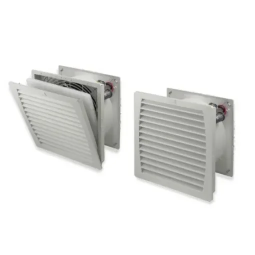 nVent SCHROFF EF Series Filter Fan, 230 V ac, ac Operation, 445m³/h Filtered, 640m³/h Unimpeded, IP54, 292 x 292mm - EF600R5 product image