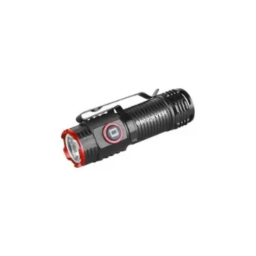 Observer Tools LED - Compact Torch Black/Red - Rechargeable 60, 300, 500, 1000 lm, 73 mm - OBS-FL3 product image