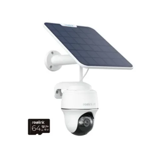 Reolink Indoor, Outdoor Solar Powered Wifi CCTV Camera - A4KPTS2M64-UK product image