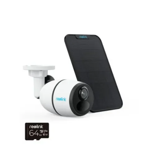 Reolink Indoor, Outdoor Solar Powered CCTV Camera - G2K4GSBM64-UK product image