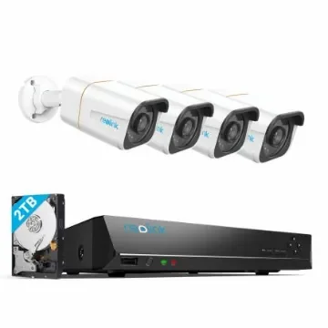Reolink Network Indoor, Outdoor IR PoE CCTV Camera - NVS8-5KB4-A product image