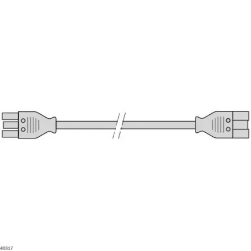 Bosch Rexroth Straight IEC C5 Socket to Straight IEC C5 Socket Power Cord, 500mm - 3842537566 product image