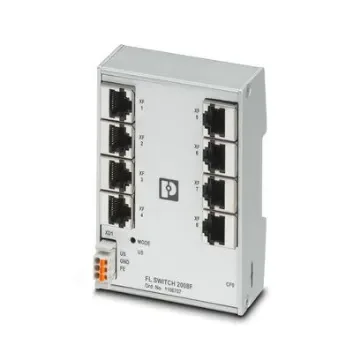Phoenix Contact 1106707, Managed 8 Port Ethernet Switch, RJ-45 product image