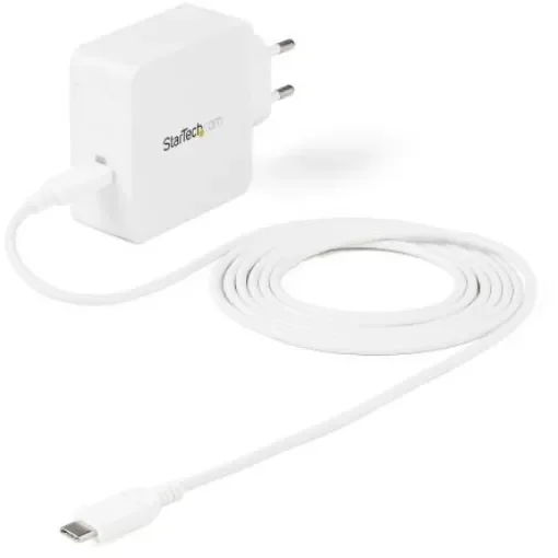 StarTech.com Mobile Phone Charger, Charger, White - WCH1CEU product image