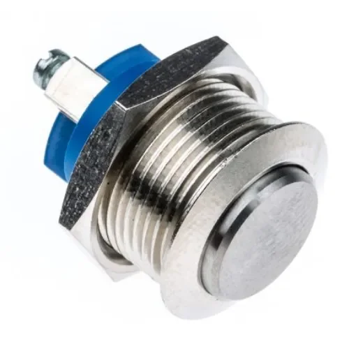 APEM Push Button Switch, Momentary, Panel Mount, 16.2mm Cutout, SPST, 24/48V dc - AV0630C910 product image