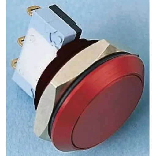 APEM Push Button Switch, Momentary, 22.2mm Cutout, SPDT, 250V ac, IP65 - AV22LC162 product image