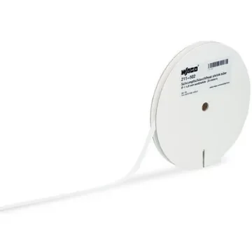 WAGO Halogen Free Heat Shrink Tube, White 19mm Sleeve Dia. x 15m Length 2:1 Ratio - 211-506 product image