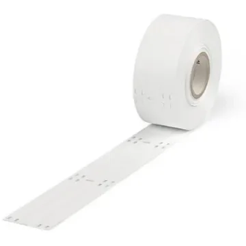 WAGO 211 White Cable Labels, 100mm Width, 15mm Height, 800Per Roll Qty - 211-836 product image
