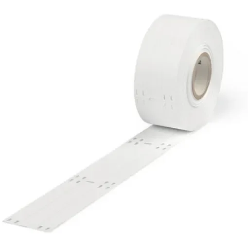 WAGO 211 White Cable Labels, 100mm Width, 15mm Height, 800Per Roll Qty - 211-836 product image