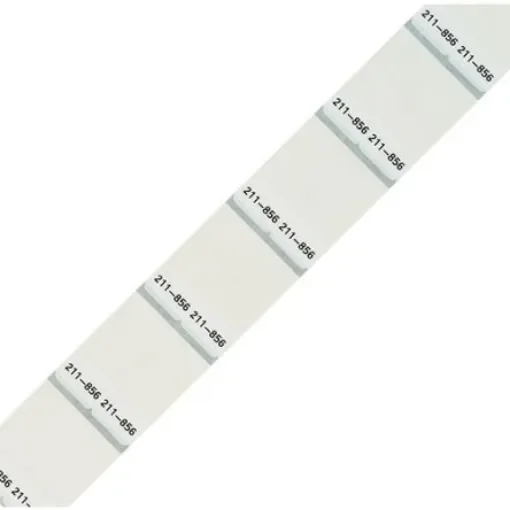 WAGO 211 White Label Roll, 12mm Width, 23mm Height, 1000Per Roll Qty - 211-856 product image