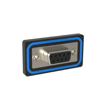 Amphenol Communications Solutions ED 9 Way PCB Mount, Through Hole D-sub Connector Socket, 2.74mm Pitch - L17ED09S10 product image