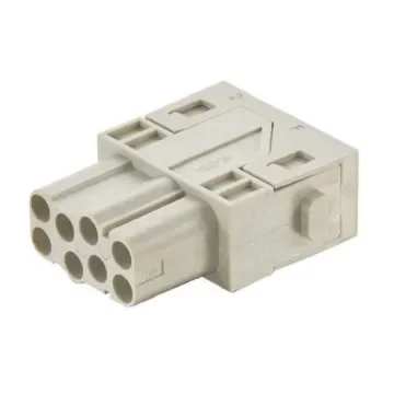 HARTING Heavy Duty Power Connector Module, 16A, Female, Han-Modular Series, 8 Contacts - 09140085101 product image