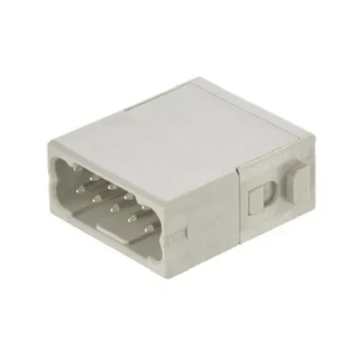 HARTING Heavy Duty Power Connector Module, 10A, Male, Han-Modular Series, 12 Contacts - 09140125001 product image
