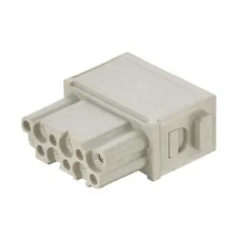 HARTING Heavy Duty Power Connector Module, 10A, Female, Han-Modular Series, 12 Contacts - 09140125101 product image