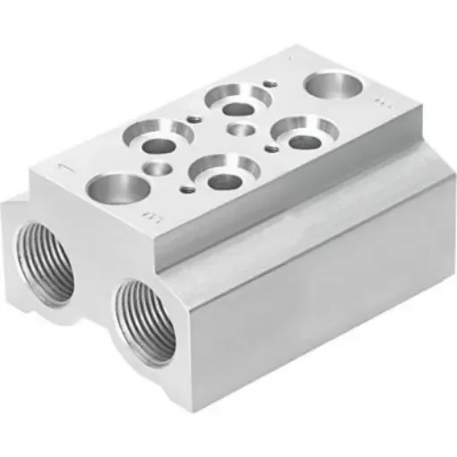 Festo CPE10 Pneumatic Manifold Fitting NPT 1/4 NPT 1/4 - CPE10-3/2-PRS-1/4-2-NPT product image