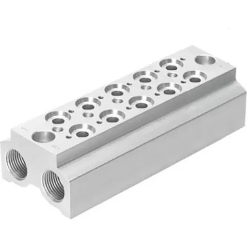 Festo CPE10 Pneumatic Manifold Fitting NPT 1/4 NPT 1/4 - CPE10-3/2-PRS-1/4-5-NPT product image