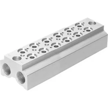 Festo CPE10 Pneumatic Manifold Fitting NPT 1/4 NPT 1/4 - CPE10-3/2-PRS-1/4-6-NPT product image