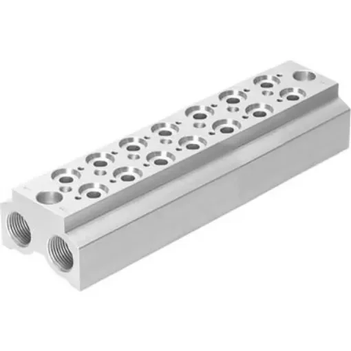 Festo CPE10 Pneumatic Manifold Fitting NPT 1/4 NPT 1/4 - CPE10-3/2-PRS-1/4-7-NPT product image