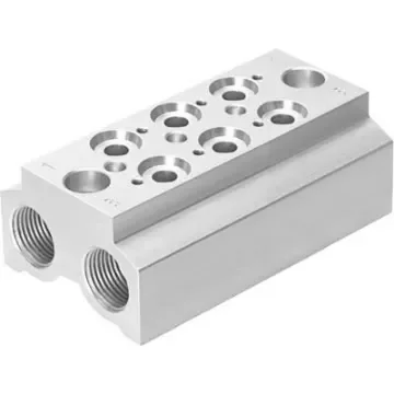 Festo CPE14 Pneumatic Manifold Fitting NPT 3/8 NPT 3/8 - CPE14-3/2-PRS-3/8-3-NPT product image