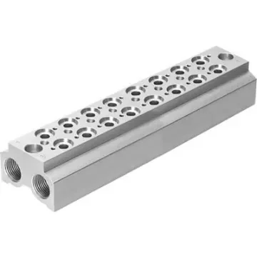Festo CPE14 Pneumatic Manifold Fitting NPT 3/8 NPT 3/8 - CPE14-3/2-PRS-3/8-8-NPT product image