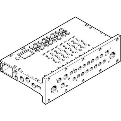 Festo VABM Pneumatic Manifold Fitting G 1/8 G 1/8 - VABM-L1-10HWS2-G18-24-GR product image
