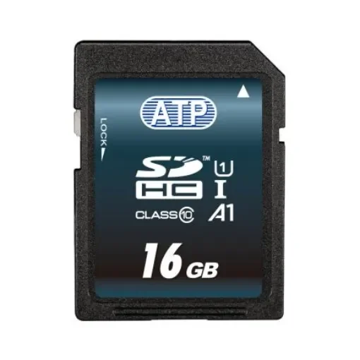 ATP 16 GB Industrial SD SD Card, Class 10, UHS - 1 - FM16G0SD3V36BFI product image