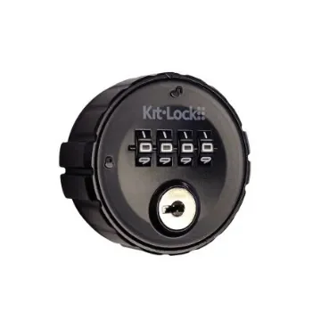 Zinc Alloy Mechanical Black Powder Coating Code Lock - KL10 BK PT product image