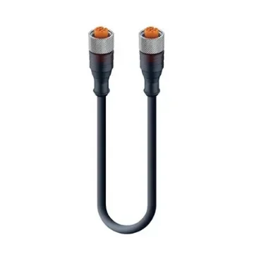 Lumberg Automation Straight Female 4 way M12 to Straight Female 4 way M12 Sensor Actuator Cable, 10m - 17730 product image