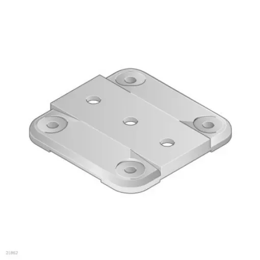 Bosch Rexroth Aluminium Base Plate, 15 x 135 x 135mm - 3842516175 product image