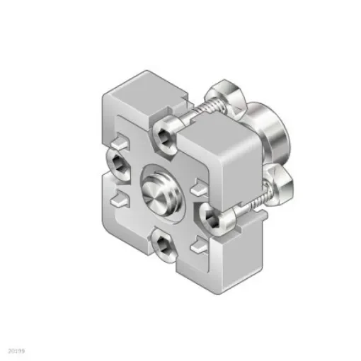 Bosch Rexroth End Connector, Connecting Component, Strut Profile 45 x 45 mm, Groove Size 10mm - 3842523094 product image