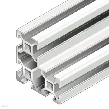 Bosch Rexroth Natural Aluminium Profile Strut, 20 x 40 x 40 mm, 6mm Groove, 3000mm Length, Series 38425 - 3842523241 product image