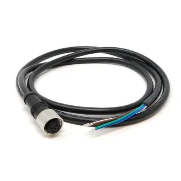 MOXA, Power, 1m 5 Core, Black Power Cable - CBL-M12(FF5P)/OPEN-100 IP67 product image