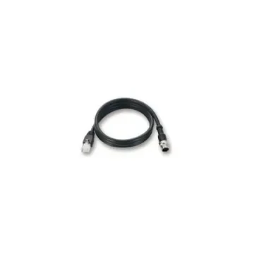 MOXACBL, 1m Cat5e, Black M12 to Male RJ45 Male, Unshielded Twisted Pair (UTP), Unterminated - CBL-M12MM8PRJ45-BK-100-IP67 product image