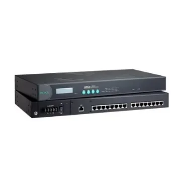 MOXA Device server, 1 Ethernet Port, 16 Serial Port, RS232 Interface, 921.6kbps Baud Rate - NPORT 5610-16-48V product image