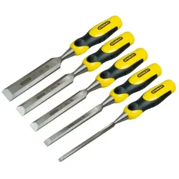 Stanley 5 Piece Carbon Steel Wood Chisel Set, 320mm Length, 6 mm, 10 mm, 15 mm, 20 mm, 25 mm Blade Width - 2-16-888 product image