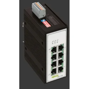 WAGO Unmanaged 8 Port Industrial Ethernet Switch RJ-45 - 852-1102 product image