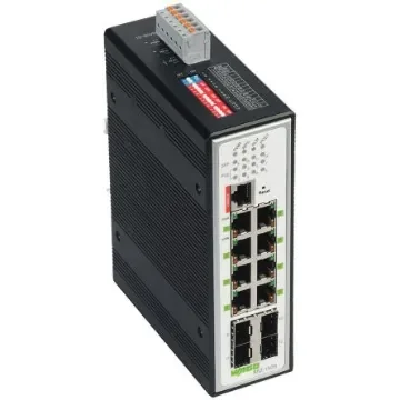 WAGO Managed 8 Port Industrial Ethernet Switch RJ-45 - 852-1505 product image