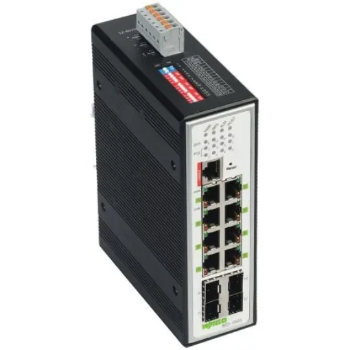 WAGO Managed 8 Port Industrial Ethernet Switch RJ-45 - 852-1505 product image