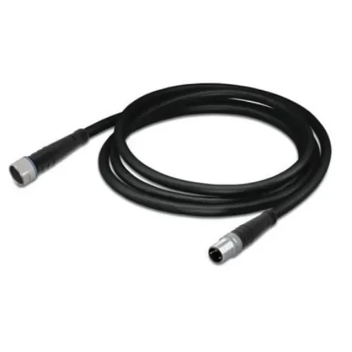 WAGO Straight Female 3 way M8 to Straight Male 3 way M8 Actuator/Sensor Cable, 1m - 756-5201/030-010 product image