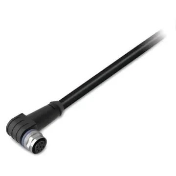 WAGO Right Angle Female 5 way M12 to Unterminated Actuator/Sensor Cable, 10m - 756-5302/060-100 product image