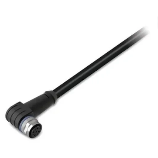 WAGO Right Angle Female 5 way M12 to Unterminated Actuator/Sensor Cable, 10m - 756-5302/060-100 product image