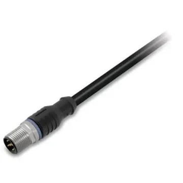 WAGO Straight Male 5 way M12 to Unterminated Actuator/Sensor Cable, 10m - 756-5311/060-100 product image